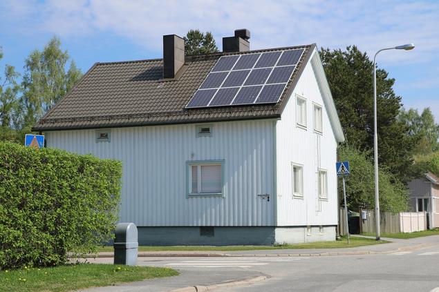 solceller på bolighus